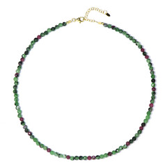 Collar en plata con Rubí Zoisite