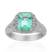 Anillo en oro con Esmeralda de Colombia (CIRARI)