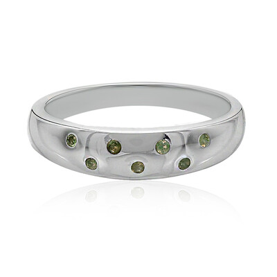 Anillo en plata con Alejandrita