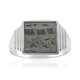 Anillo en plata con Meteorito Aletai