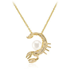 Collar en plata con Perla blanca Freshwater