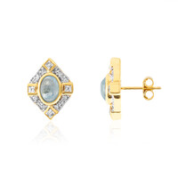 Pendientes en plata con Aguamarina de Ofiki