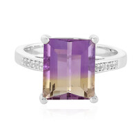 Anillo en plata con Ametrino