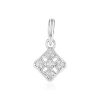 Colgante en plata con Diamante I2 (I)