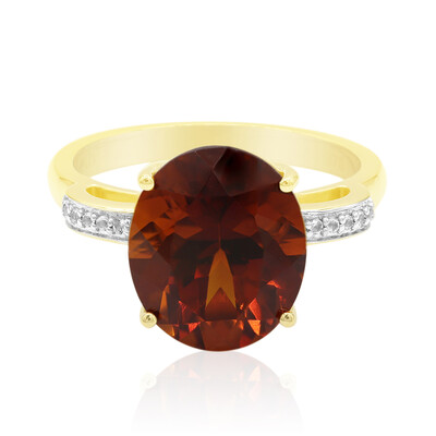 Anillo en oro con Citrino de Madeira (Tenner Diniz)