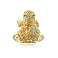 Anillo en oro con Diamante fancy SI2 (CIRARI)