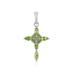 Colgante en plata con Peridoto de Arizona