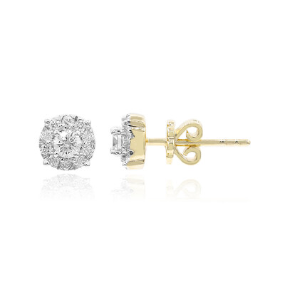 Pendientes en oro con Diamante SI1 (G) (Annette)