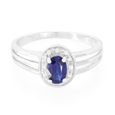 Anillo en plata con Cianita