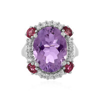 Anillo en plata con Amatista Rosa de Francia