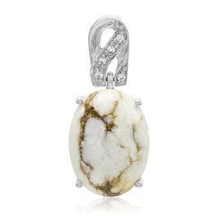 Colgante en plata con Magnesita