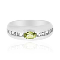 Anillo en plata con Granate de Malí