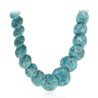 Collar en plata con Turquesa (Dallas Prince Designs)