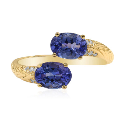 Anillo en oro con Tanzanita AAA (CIRARI)