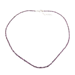 Collar en plata con Diamante púrpura (CUSTODANA)