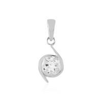 Colgante en plata con Cuarzo blanco