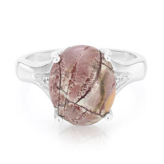 Anillo en plata con Jaspe Sonoran dendritas