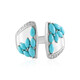 Anillo en plata con Turquesa bella durmiente (de Melo)