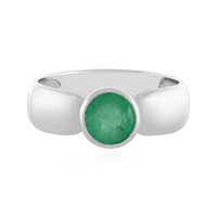 Anillo en plata con Esmeralda de Colombia