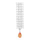 Colgante en plata con Zafiro Padparadscha
