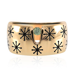 Anillo en plata con Zafiro verde (TPC)