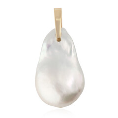 Colgante en oro con Perla Freshwater