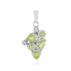 Colgante en plata con Peridoto