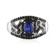 Anillo en plata con Cianita de Nepal
