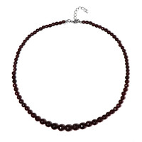 Collar en plata con Granate de la India