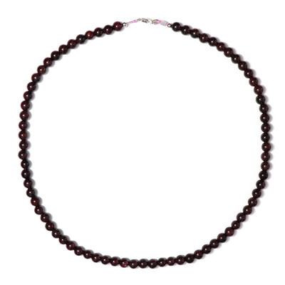 Collar en plata con Granate de la India
