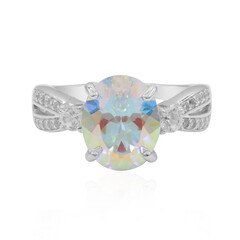 Anillo en plata con Topacio Rayo de Luna