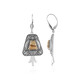 Pendientes en plata con Jaspe Paisaje (Desert Chic)
