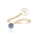 Anillo en plata con Perla blanca Freshwater
