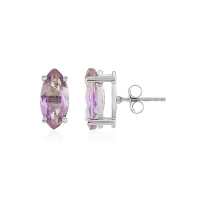 Pendientes en plata con Ametrino de Anahí