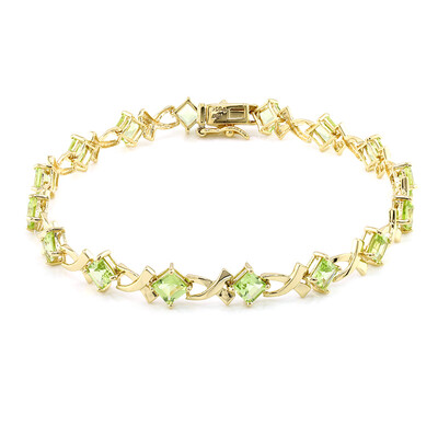 Brazalete en plata con Peridoto