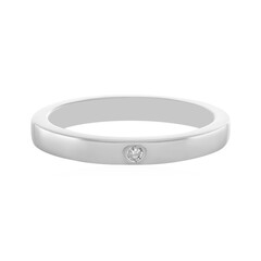 Anillo en plata con Diamante I4 (J)