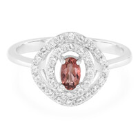 Anillo en plata con Turmalina rosa