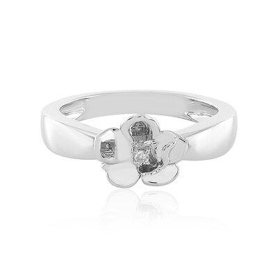 Anillo en plata con Diamante PK (J)
