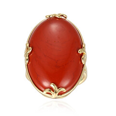 Anillo en plata con Jaspe rojo