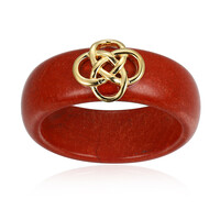 Anillo en plata con Jaspe rojo