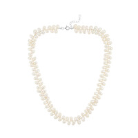 Collar en plata con Perla blanca Freshwater (TPC)
