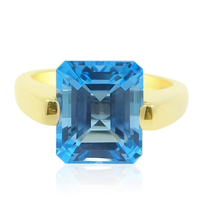 Anillo en oro con Topacio de Marambaia (de Melo)