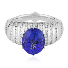 Anillo en oro con Tanzanita AAA (de Melo)