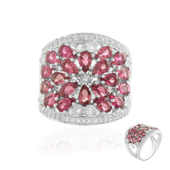 Anillo en plata con Turmalina rosa