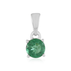 Colgante en plata con Apatita verde