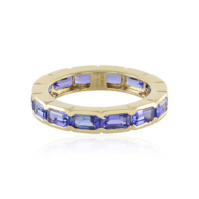 Anillo en oro con Tanzanita AAA (de Melo)