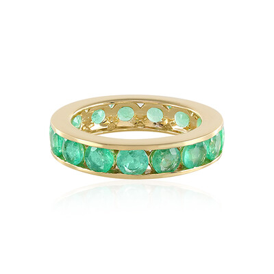 Anillo en oro con Esmeralda de Rusia