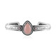 Brazalete en plata con Ópalo rosa (Desert Chic)