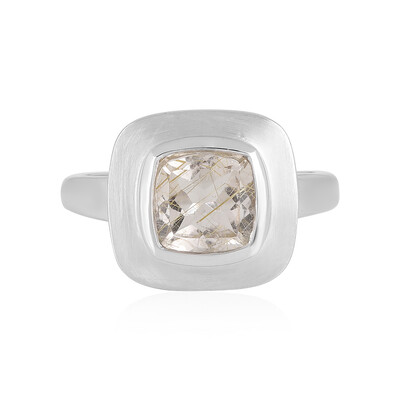 Anillo en plata con Cuarzo rutilado (MONOSONO COLLECTION)