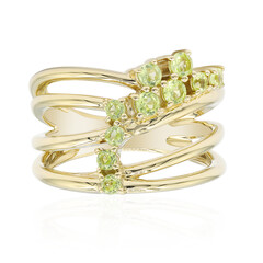 Anillo en plata con Peridoto